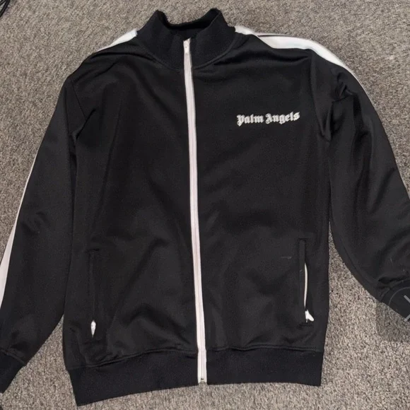 Palm Angels Black and White Track Jacket - Picture 1 of 2
